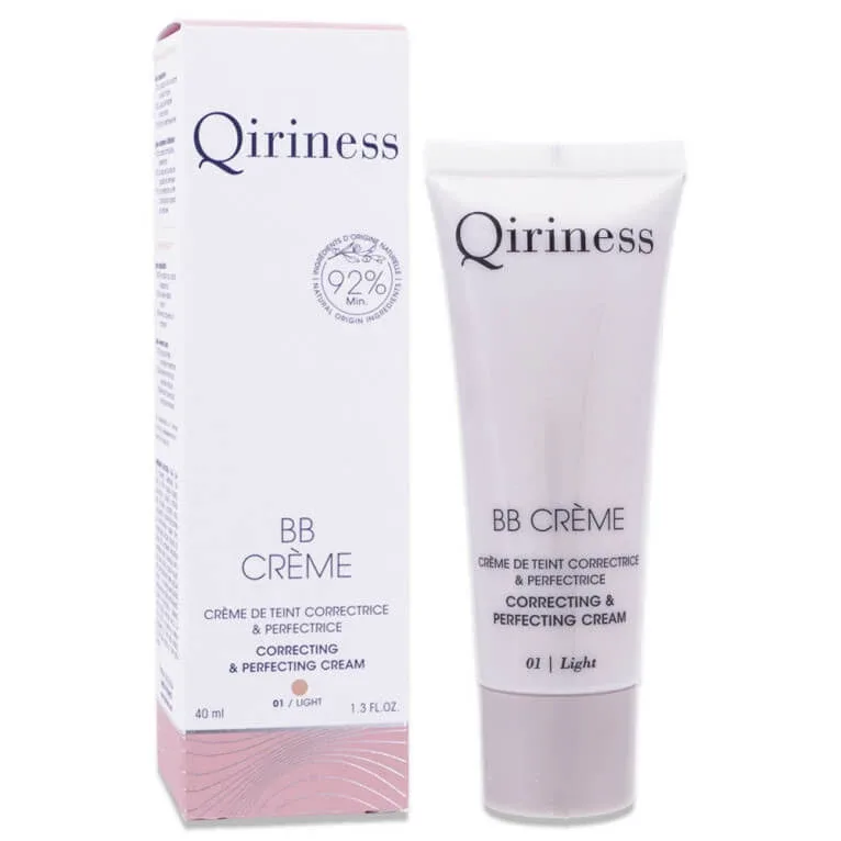 QIRINESS BB CREMĂ DE FOND DE TEN CORECTORĂ ȘI PERFECȚIONATOARE 01 LIGHT 40 ML — preț și oferte