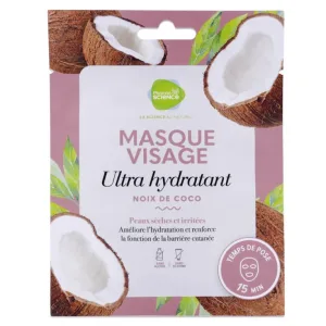 PHARMASCIENCE MASCĂ DE FAȚĂ ULTRA-HIDRATANTĂ CU NUCĂ DE COCOS