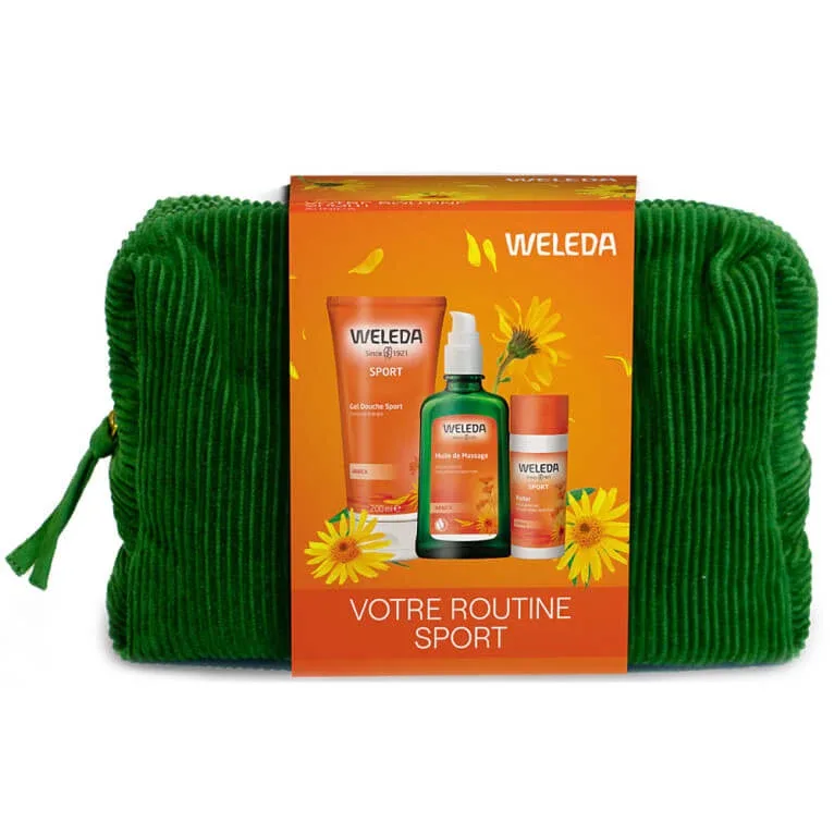 WELEDA TRUSĂ PENTRU RUTINA TA SPORTIVĂ – 3 PRODUSE DE ÎNGRIJIRE — preț și oferte