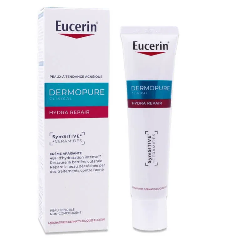 EUCERIN DERMOPURE CLINICAL HYDRA REPAIR CREMĂ CALMANTĂ 40 ML — preț și oferte
