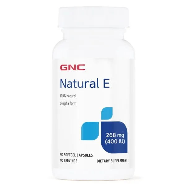 Vitamina E Naturala 400 UI, GNC | 90 capsule GENERAL NUTRITION CORP — preț și oferte