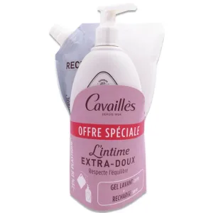 ROGE CAVAILLES L'INTIME EXTRA DOUX GEL DE CURĂȚARE + REÎNCĂRCARE