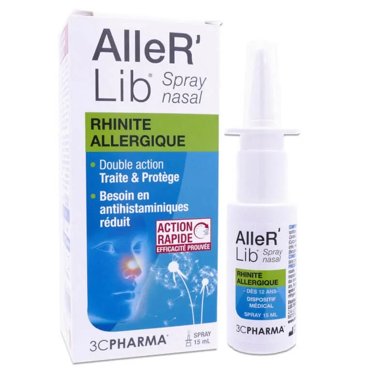 3C PHARMA ALLER'LIB RINITĂ ALERGICĂ SPRAY NASAL 15 ml — preț și oferte