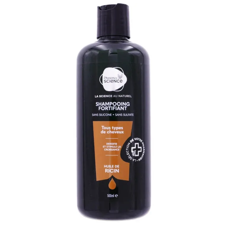PHARMASCIENCE ȘAMPON FORTIFIANT CU ULEI DE RICIN 500 ML — preț și oferte
