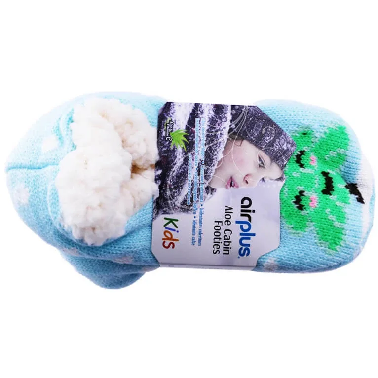 AIRPLUS ALOE CABIN PAPUCI DE CASĂ PENTRU COPII, HIDRATANȚI, CU MOTIV DE BRAD, MĂRIMILE 26-31 — preț și oferte