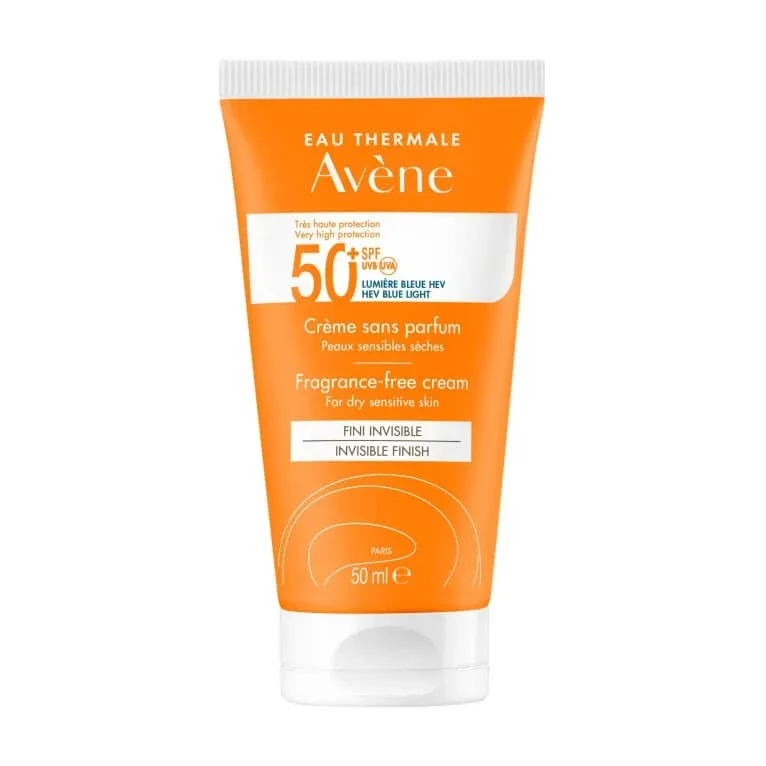 AVENE CREMĂ FĂRĂ PARFUM SPF50+ CU FINISAJ INVISIBIL 50 ML — preț și oferte