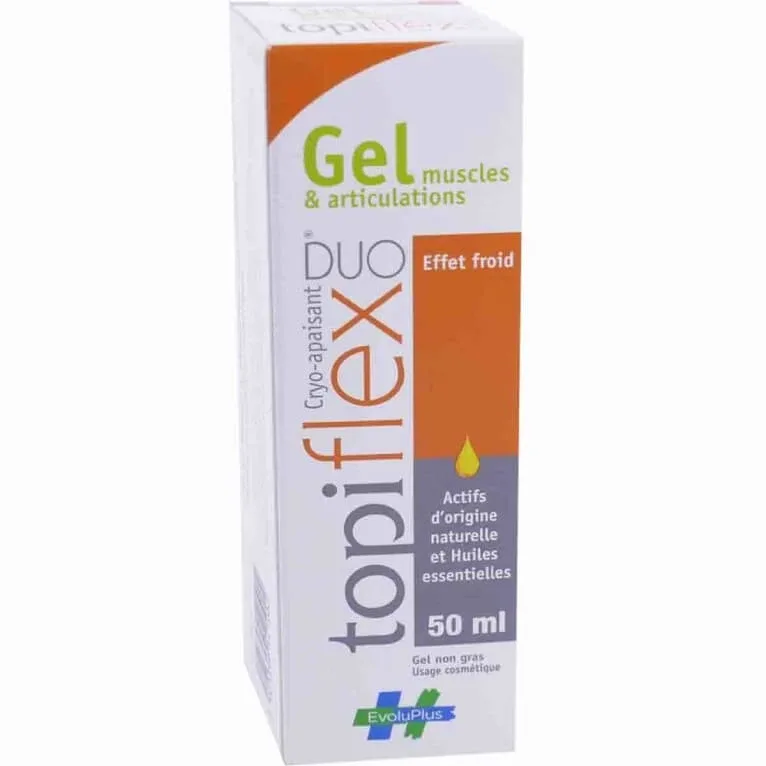 TOPIFLEX DUO GEL CRIO-CALMANT 50 ML PENTRU MUȘCHI ȘI ARTICULAȚII — preț și oferte