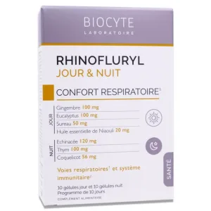 BIOCYTE RHINOFLURYL ZI ȘI NOAPTE 20 CAPSULE