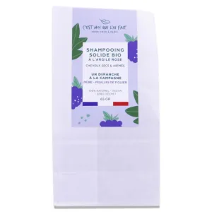 DIET WORLD ȘAMPON SOLID BIO CU ARGILĂ ROZ 65 GR
