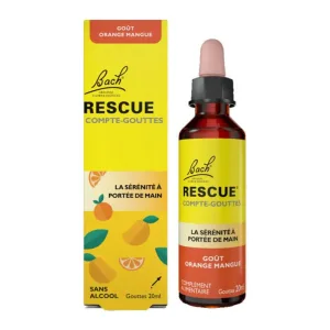 RESCUE CU PICIORUȘE „SERINITATEA LA ÎNDEMÂNĂ” PORTOCALĂ-MANGO 20 ML