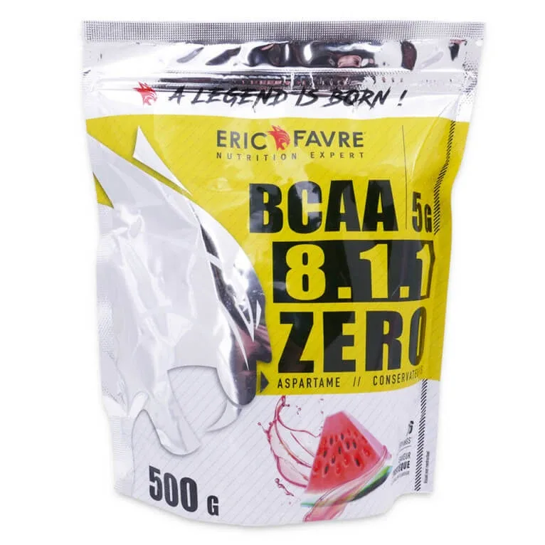 ERIC FAVRE BCAA 8.1.1 ZERO, AROMĂ DE PEPENE VERDE, 500 G — preț și oferte