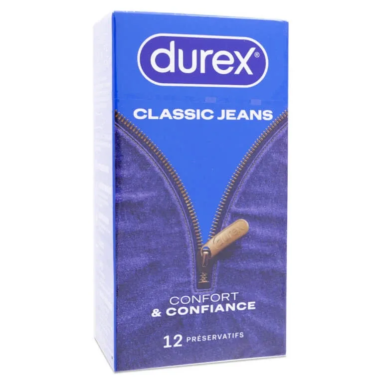 DUREX CLASSIC JEANS: CONFORT ȘI ÎNCREDERE – 12 PREZERVATIVE — preț și oferte