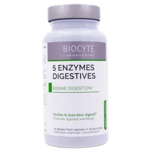 BIOCYTE 5 ENZIME DIGESTIVE 30 DE CAPSULE