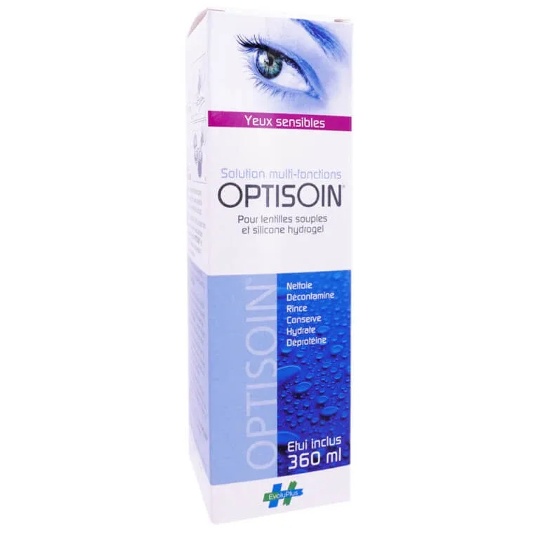OPTISOIN PENTRU OCHI SENSIBILI – SOLUȚIE MULTIFUNCȚIONALĂ 360 ML — preț și oferte