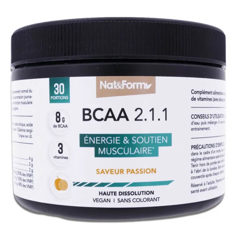 NAT & FORM BCAA 2.1.1 30 DE PORȚII, AROMĂ DE PASSION — preț și oferte