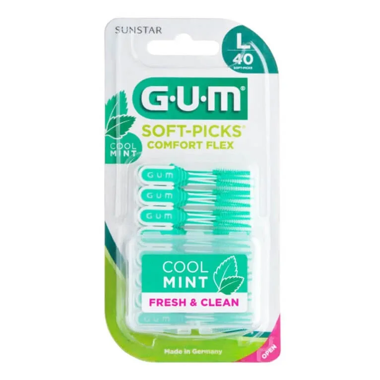 GUM SOFT-PICKS COMFORT FLEX MĂRIME L X 40 COOL MINT Nr. 671 — preț și oferte