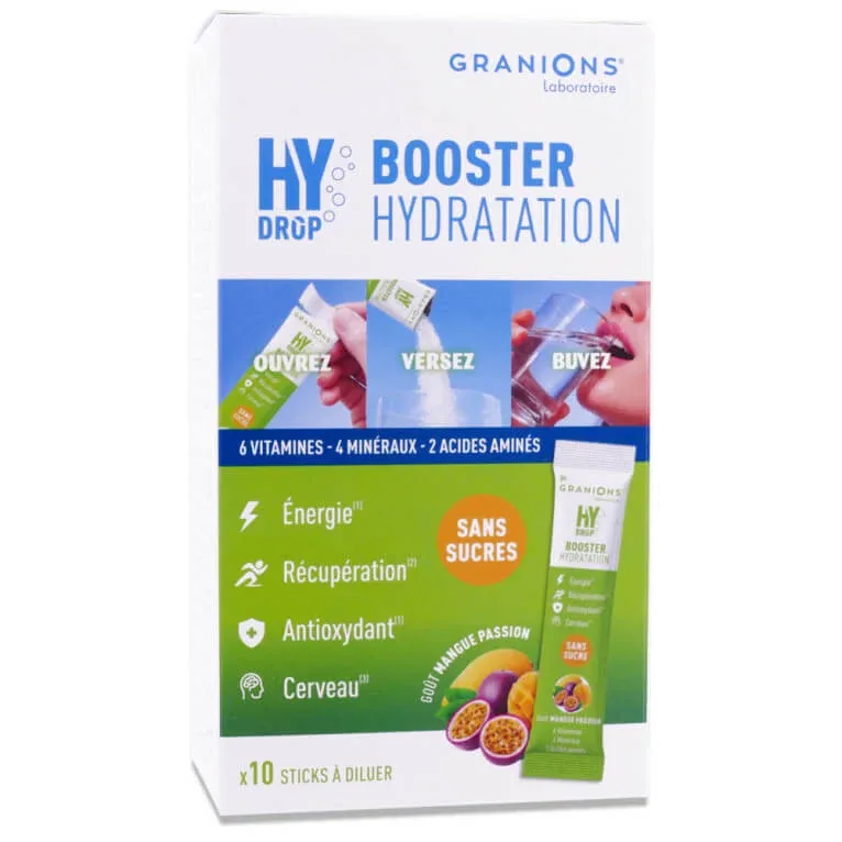 GRANIONS HY DROP BOOSTER HIDRATARE 10 BATOANE MANGO ȘI FRUCTUL PASIUNII — preț și oferte