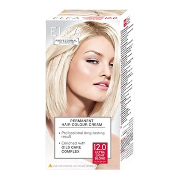 Vopsea de par 12.0 - Blond Ultra Deschis, Elea Professional | 123 ml SOLVEX COSMETICS INFINITY — preț și oferte