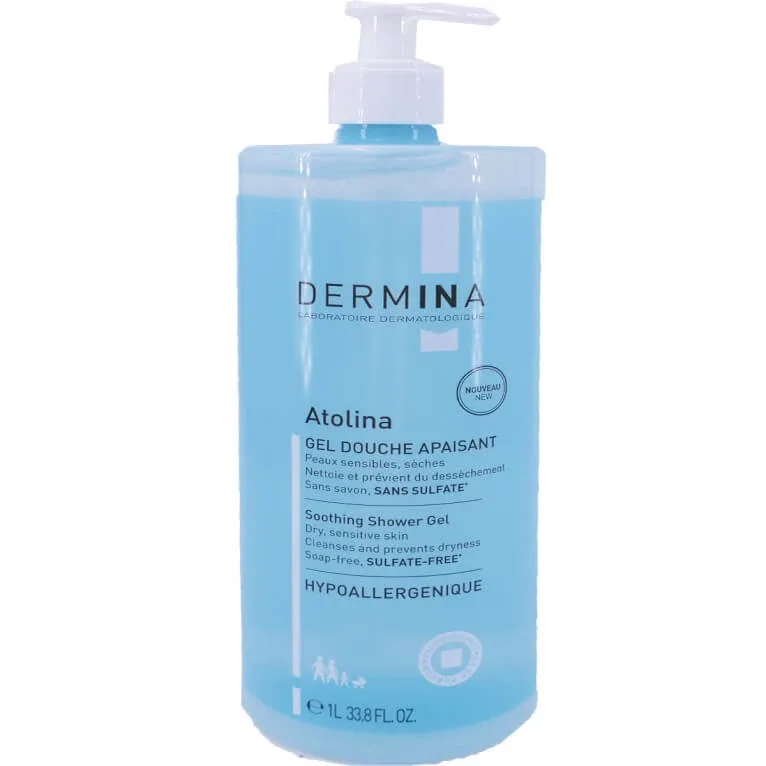 DERMINA ATOLINA GEL DE DUȘ CALMANT 1 L — preț și oferte