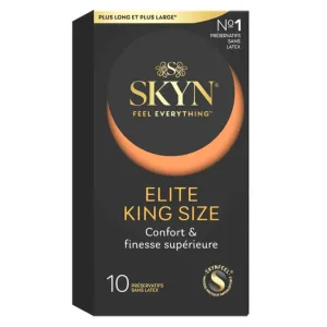 SKYN ELITE KING SIZE 10 PREZERVATIVE FĂRĂ LATEX