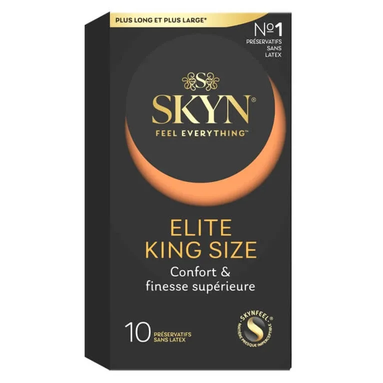 SKYN ELITE KING SIZE 10 PREZERVATIVE FĂRĂ LATEX — preț și oferte
