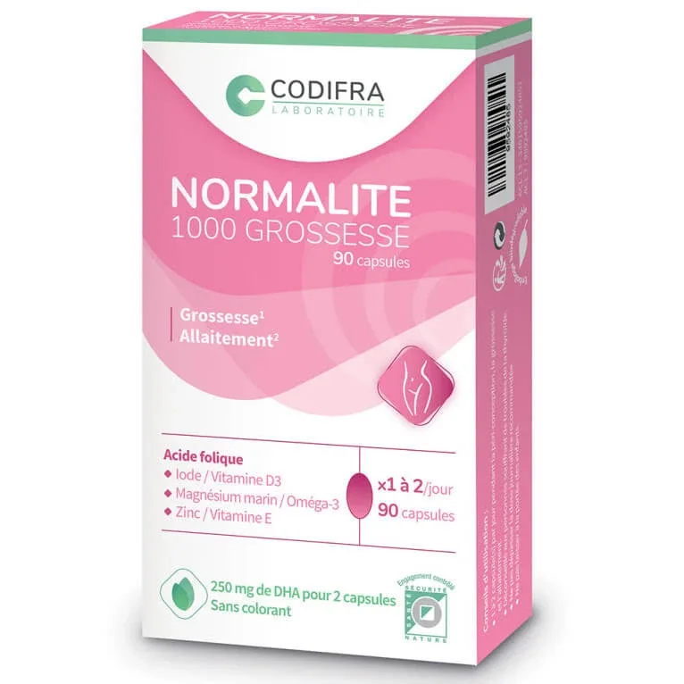 CODIFRA NORMALITE 1000 SARCINĂ 90 CAPSULE — preț și oferte