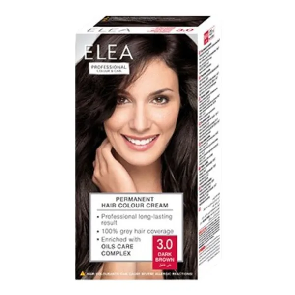 Vopsea de par 3.0 - Maron Inchis, Elea Professional | 123 ml SOLVEX COSMETICS INFINITY — preț și oferte
