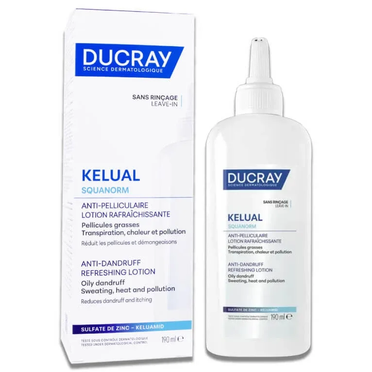DUCRAY KELUAL SQUANORM LOȚIUNE ANTIPIȚIURĂ 190 ML — preț și oferte