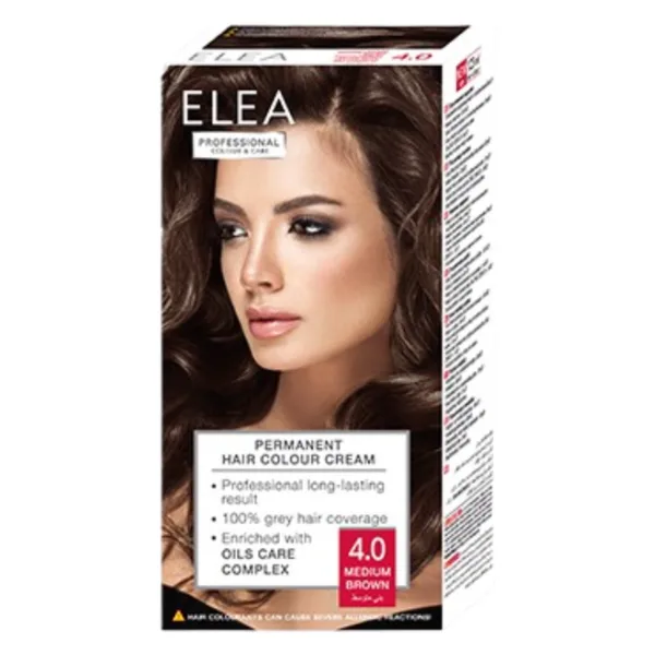 Vopsea de par 4.0 - Saten Mediu, Elea Professional | 123 ml SOLVEX COSMETICS INFINITY — preț și oferte