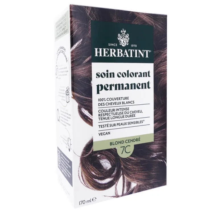 HERBATINT TRATAMENT COLORANT 7C BLOND CENUȘIU 170 ML — preț și oferte