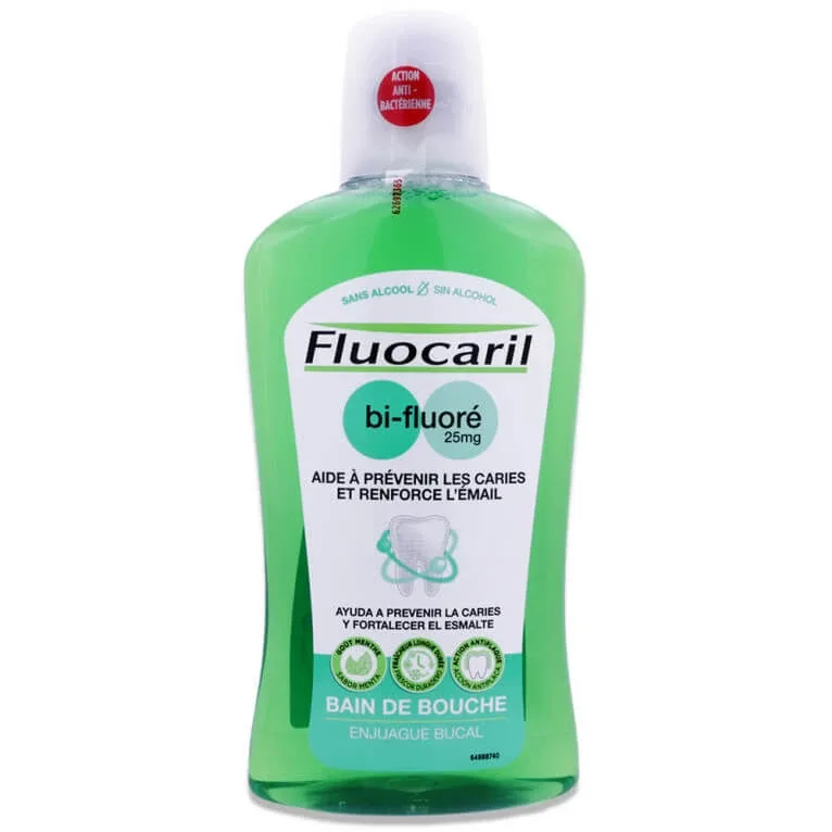 FLUOCARIL APĂ DE GURĂ CU DOUĂ COMPUȘI DE FLUOR 25 MG 500 ML — preț și oferte