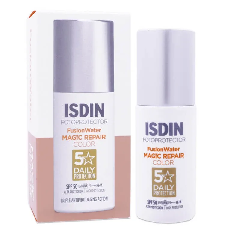 ISDIN FUSION WATER MAGIC REPAIR COLOR SPF50 50 ml Isdinceutics De — preț și oferte
