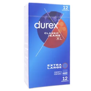 DUREX CLASSIC JEANS XL 12 PREZERVATIVE