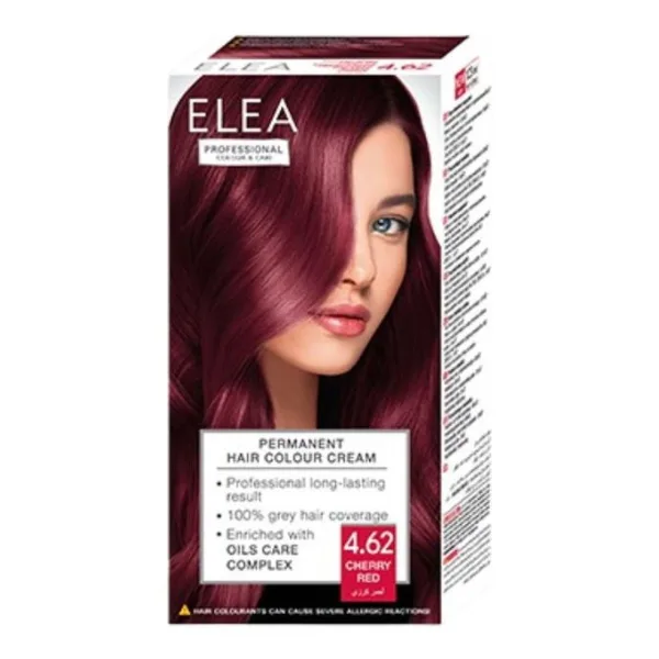 Vopsea de par 4.62 - Rosu Visiniu, Elea Professional | 123 ml SOLVEX COSMETICS INFINITY — preț și oferte