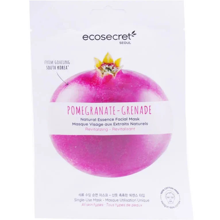 ECOSECRET GRENADĂ MASCĂ DE BUMBAC 20 ML — preț și oferte