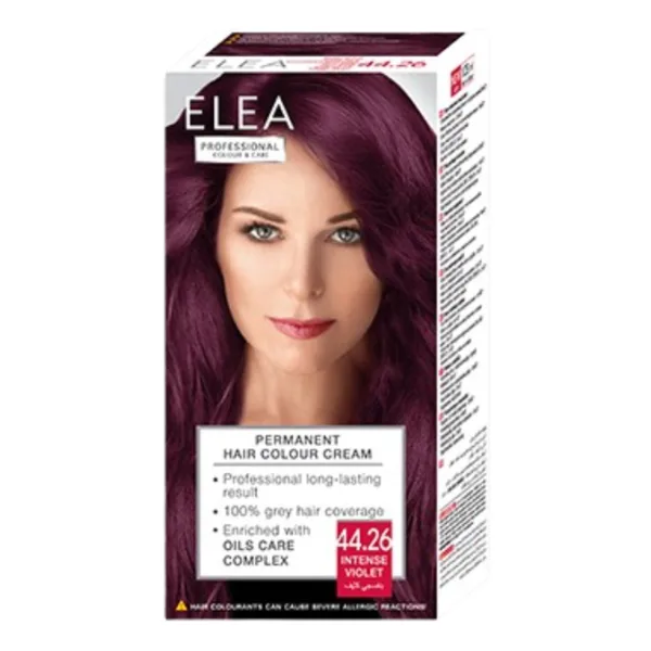 Vopsea de par 44.26 - Violet Intens, Elea Professional | 123 ml SOLVEX COSMETICS INFINITY — preț și oferte