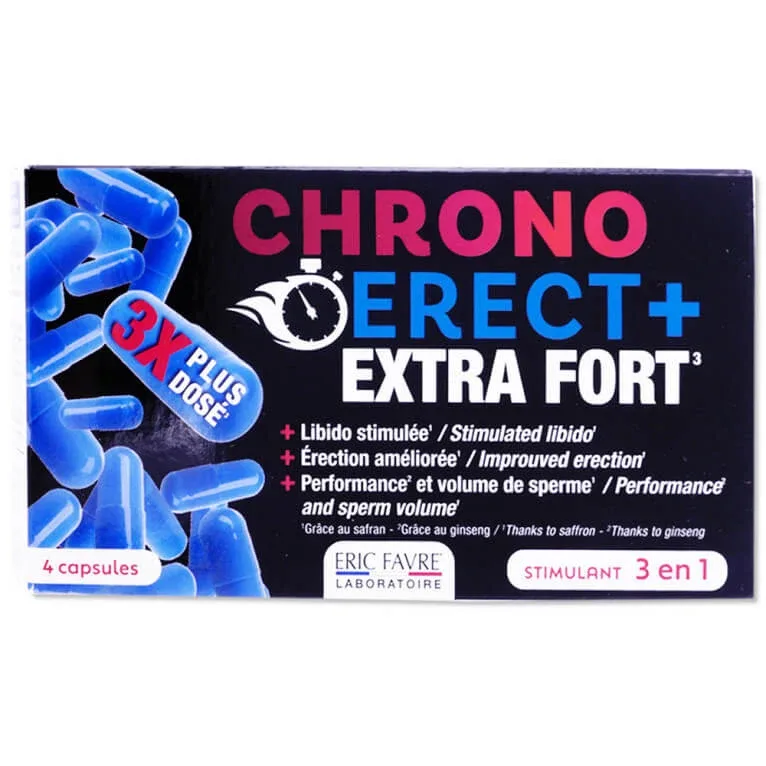 ERIC FAVRE CHRONO ERECT+ EXTRA FORT 4 CAPSULE — preț și oferte