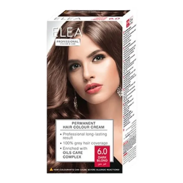 Vopsea de par 6.0 - Blond Inchis, Elea Professional | 123 ml SOLVEX COSMETICS INFINITY — preț și oferte