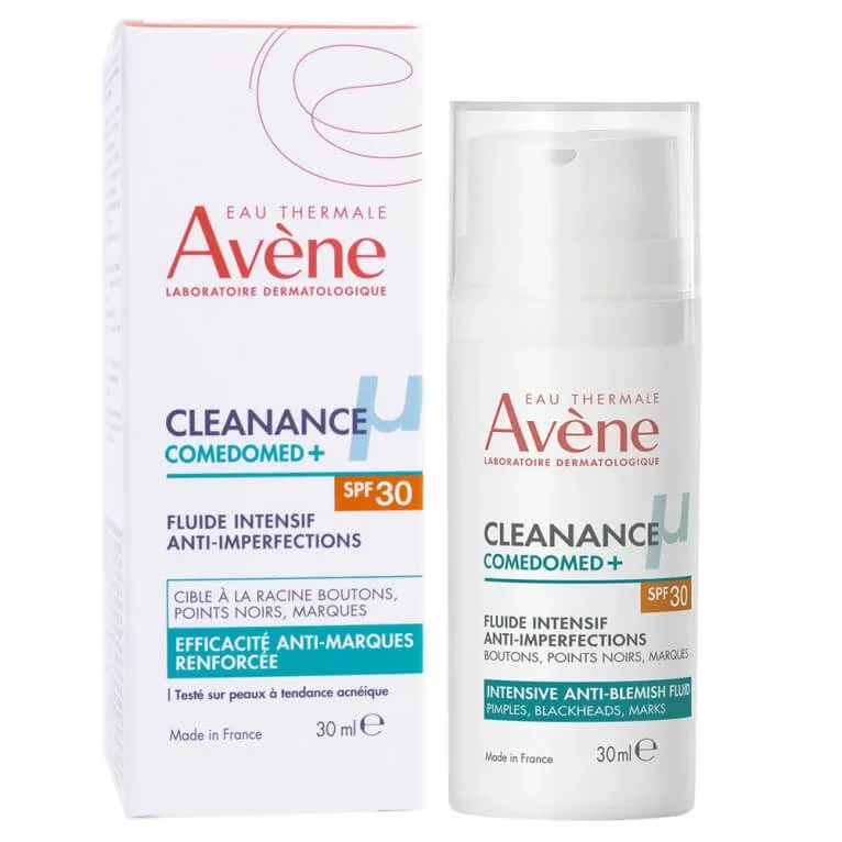 AVENE CLEANANCE COMEDOMED+ FLUID ANTI-IMPERFECȚIUNI SPF30 30 ml — preț și oferte