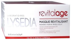LYSEDIA REVITALAGE MASCĂ REVITALIZANTĂ 3x70 ml și 3x23 g