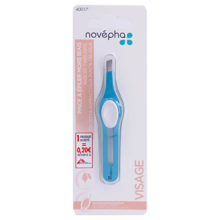 NOVÉPHA FAȚĂ – Pensetă de epilat MORIS cu vârf oblic — preț și oferte