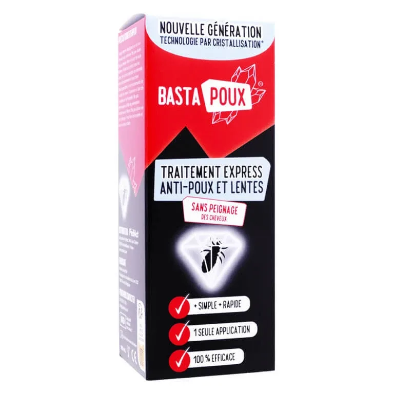 BASTA POUX TRATAMENT EXPRESS ÎMPOTRIVA PĂDUCHILOR ȘI LARVELOR 100 ML — preț și oferte