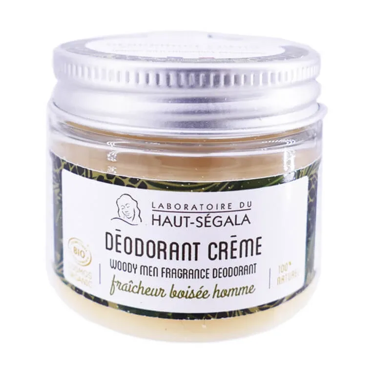 HAUT-SEGALA BIO DEZODORANT CREM PENTRU BĂRBAȚI, PARFUM LEMNOS-RĂCOROS, 50 G — preț și oferte