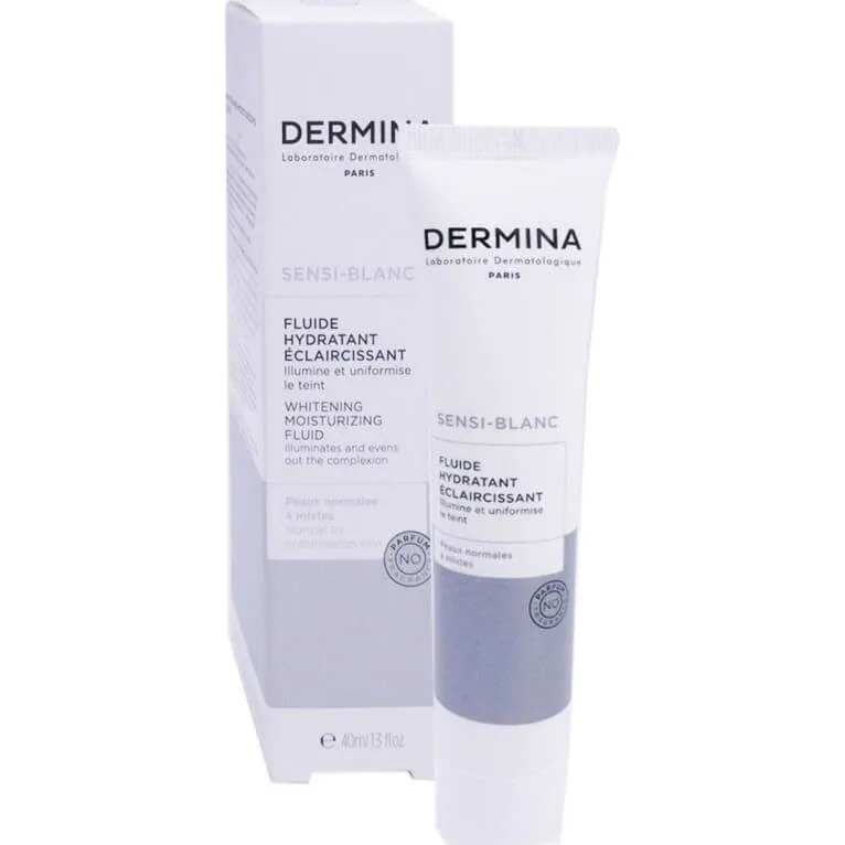 DERMINA SENSI-BLANC FLUID HIDRATANT ȘI ILUMINATOR 40 ML — preț și oferte