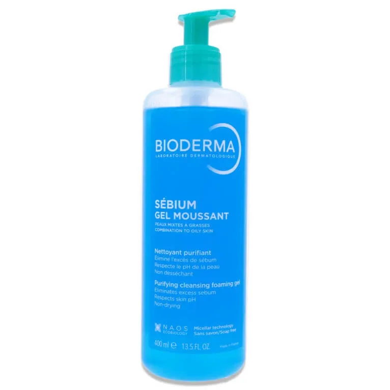 BIODERMA SEBIUM GEL SPUMANT PURIFICANT PENTRU FAȚĂ 400 ML — preț și oferte