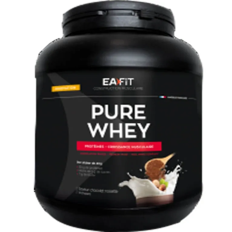 EAFIT PURE WHEY, AROMĂ DE CIOCOLATĂ ȘI ALUNE, 750 G — preț și oferte