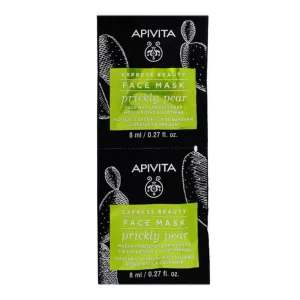 APIVITA EXPRESS BEAUTY MASCĂ HIDRATANTĂ ȘI CALMANTĂ CU SMUCHUȚ 2X8ML