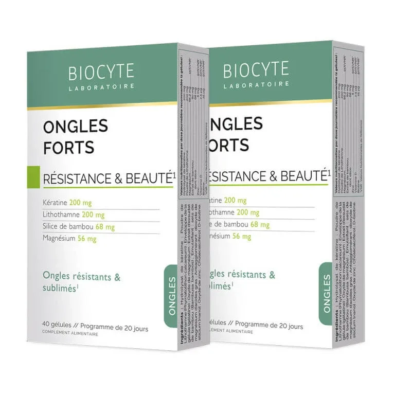 OFERTĂ SPECIALĂ BIOCYTE UNGHII PUTERNICI 2X40 CAPSULE — preț și oferte