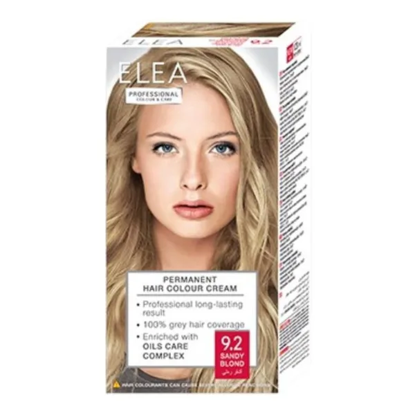 Vopsea de par 9.2 - Blond Nisipiu, Elea Professional | 123 ml SOLVEX COSMETICS INFINITY — preț și oferte