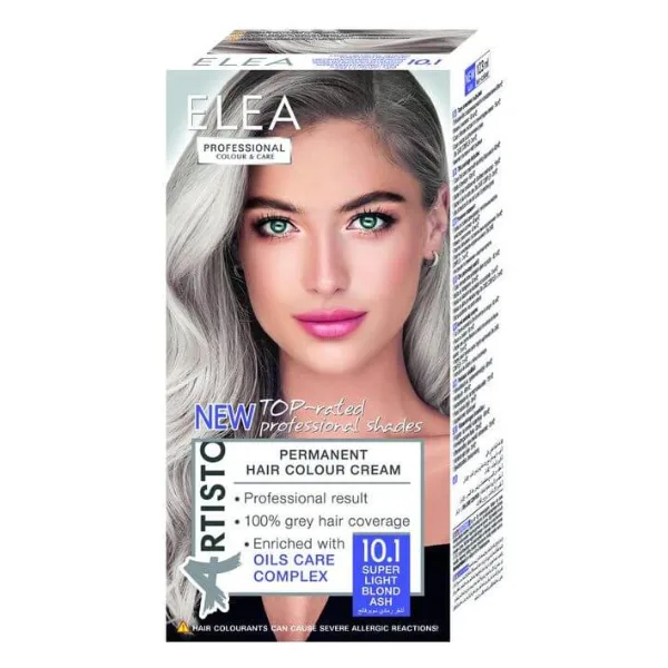 Vopsea de par Artisto 10.1 - Super Blond-Cenusiu Deschis, Elea Professional | 123 ml SOLVEX COSMETICS INFINITY — preț și oferte